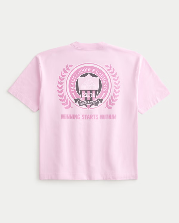 Kappa Boxy Logo Graphic Tee
