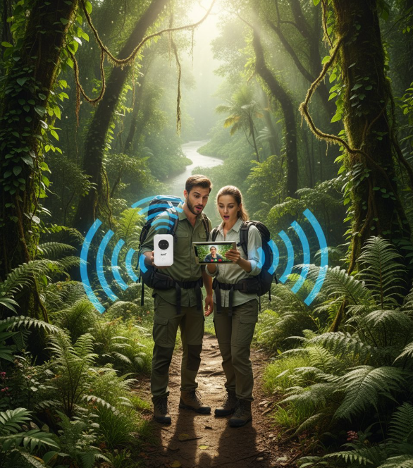 U.S. Military Satellite Wifi, Global 5G Signal Coverage, Lifetime Internet Access 0 Fees 