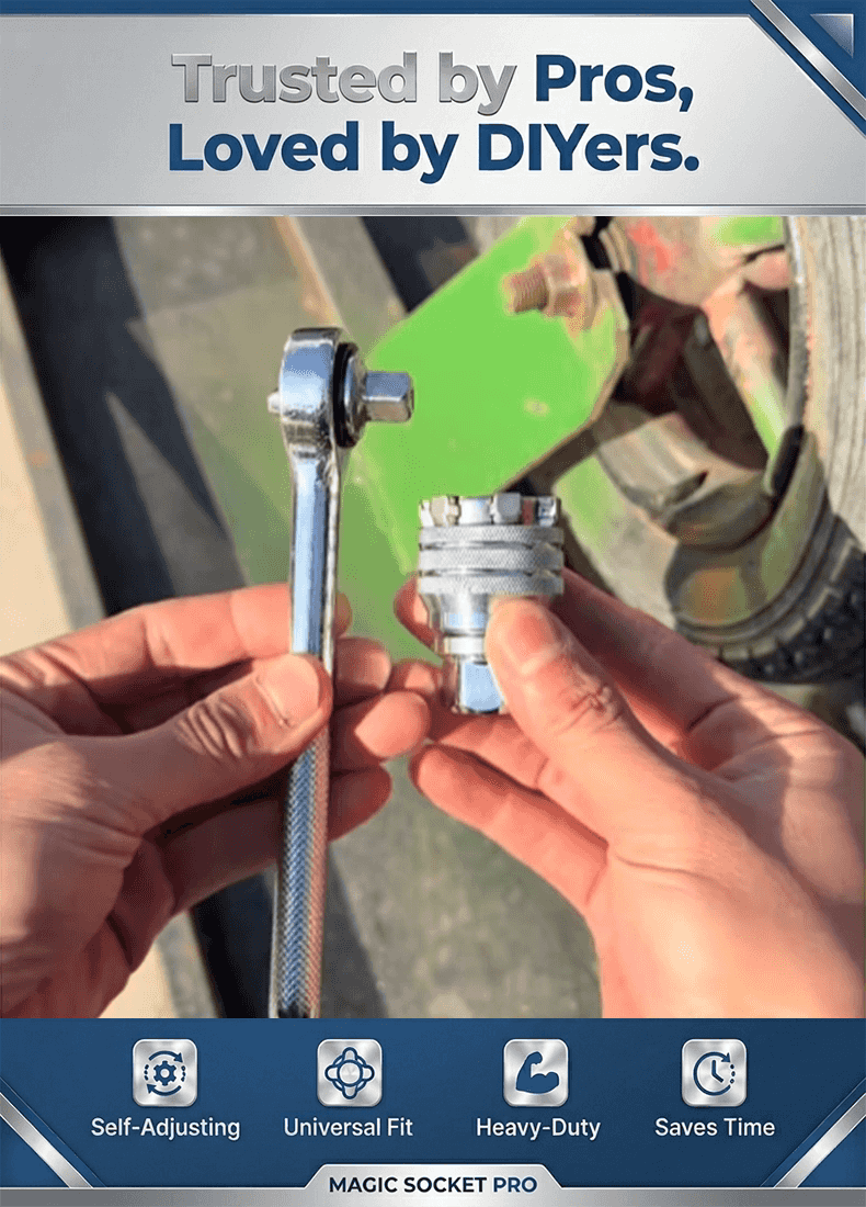 Adjustable Hex Magic Socket