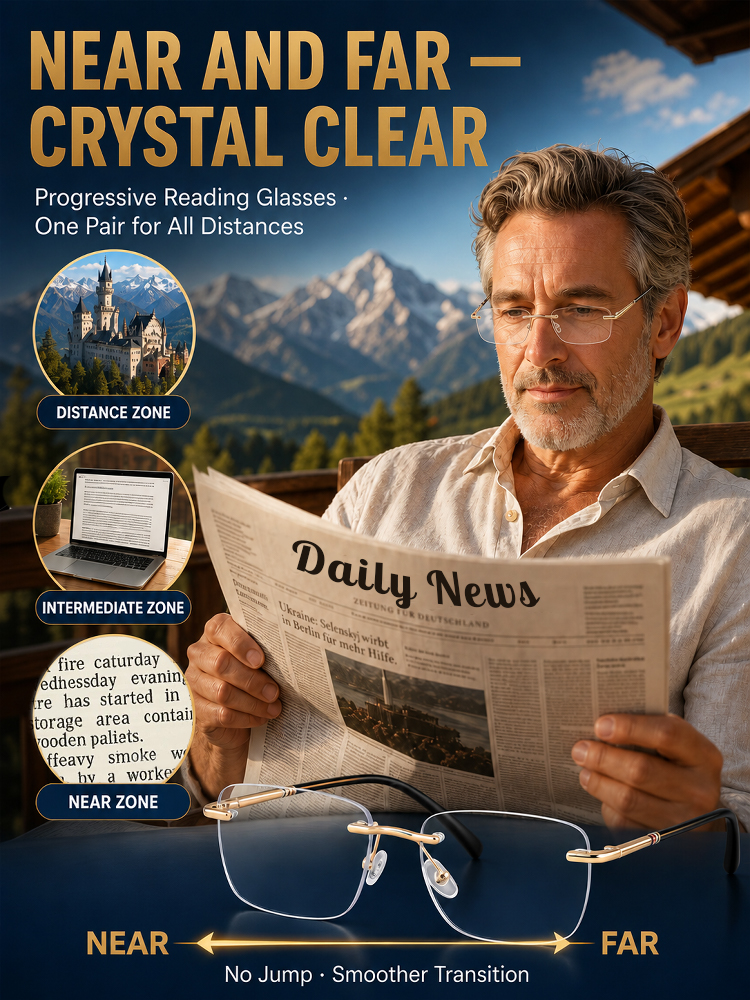 👓【1-Second Morph】🛡️OmniView Pro™ - Auto-adapting smart photochromic lenses