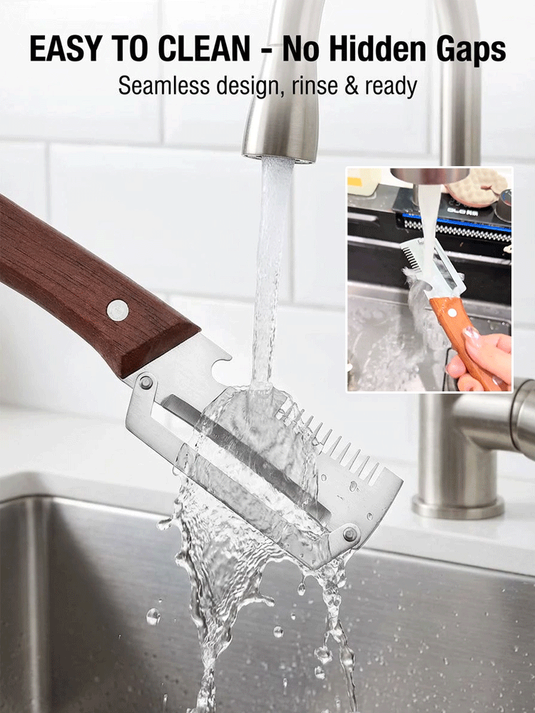 3-in-1 Multifunctional Stainless Steel Onion Cutter