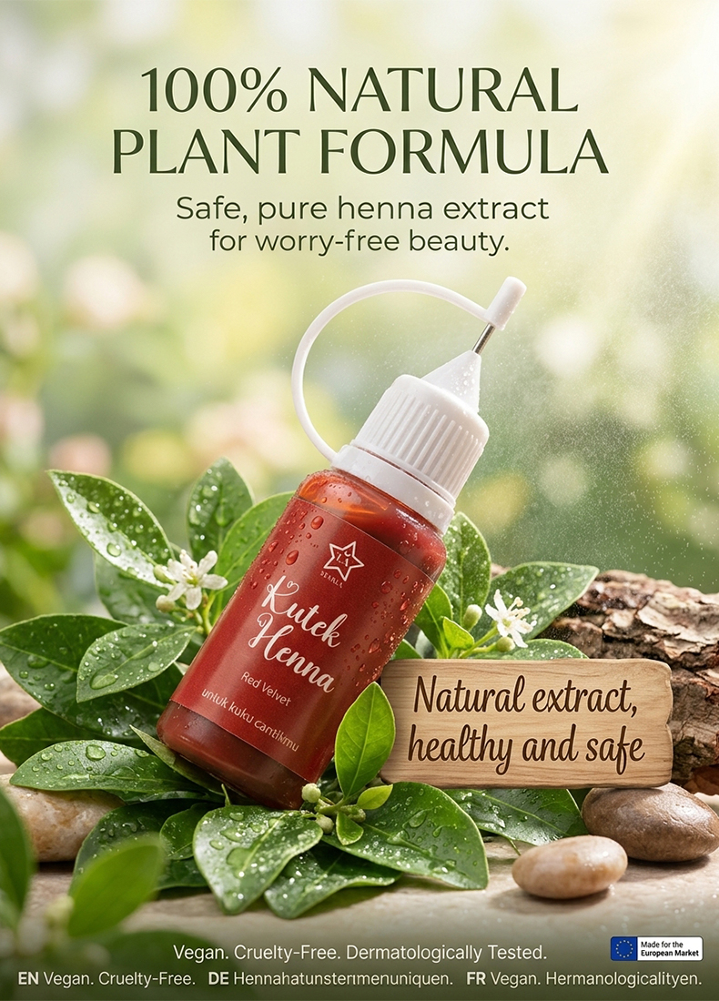 【Plant-Based Beauty】💅AncientArt™ - Modern Henna Meets Traditional Craftsmanship!  🍃Safe, Vibrant, and Long-Lasting Nail Stain!💖