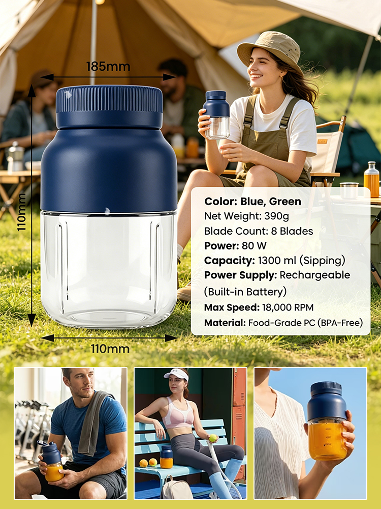 【Gut-Friendly】🍃SmoothDigest™ -  Portable Fruit and Vegetable Juicer Cup-Turns Greens & Fruits into Instant Fuel！