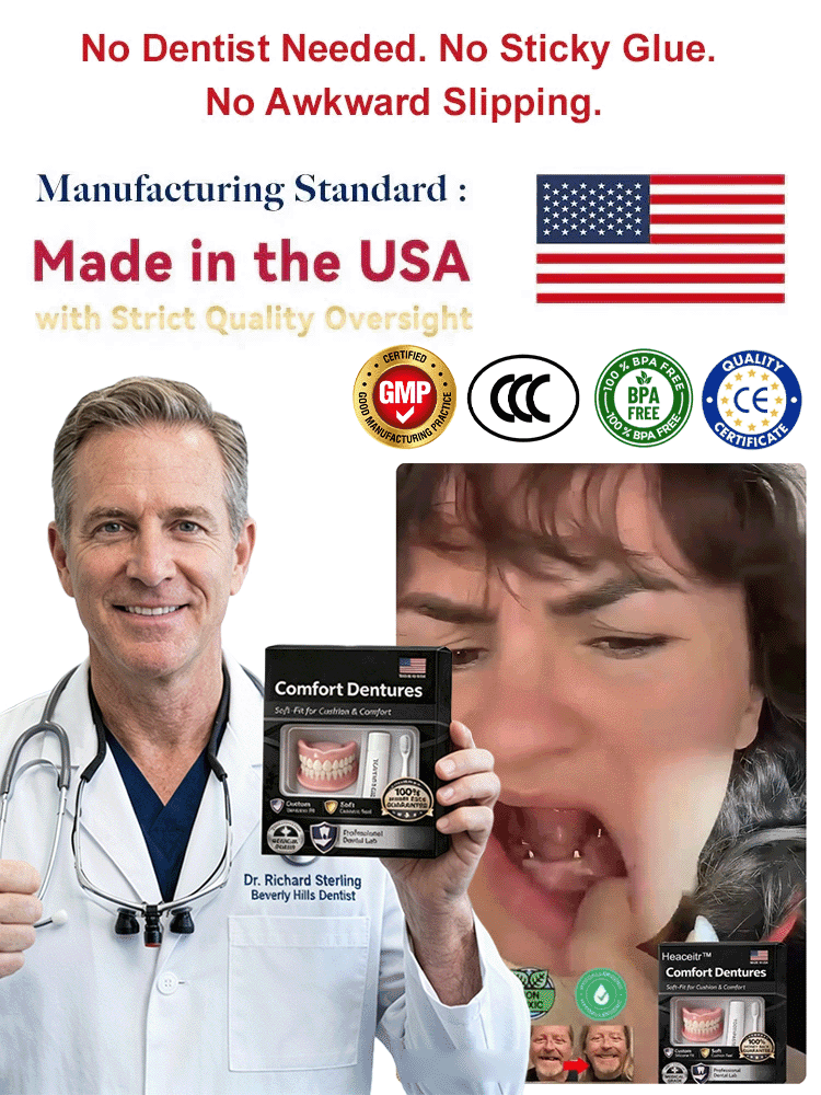Premium Smart Denture Set: Mold a Secure, Slip-Free Fit at Home in Just 2 Minutes