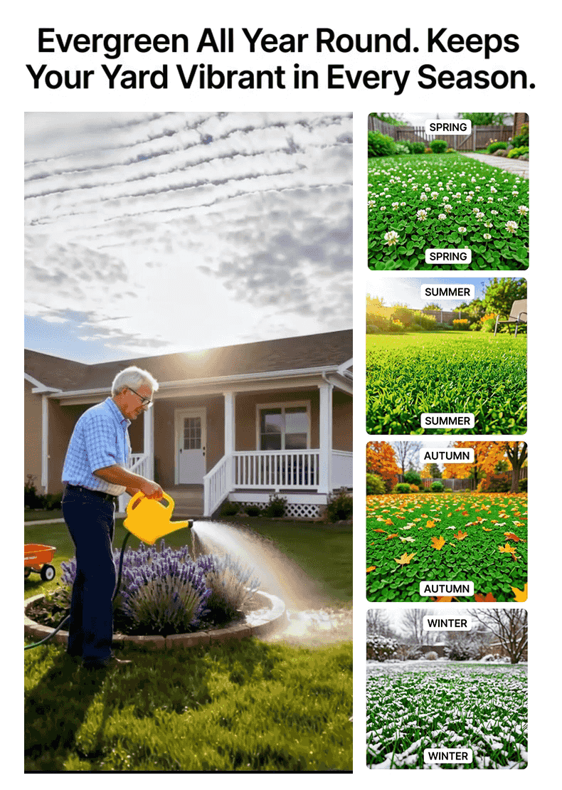 [5-7 days to germinate] 🛡️【USDA Certified】🍀 Buy 1 Get 1 FREE Today Only！GreenForever™ - Drought-Resistant, Self-Sustaining!