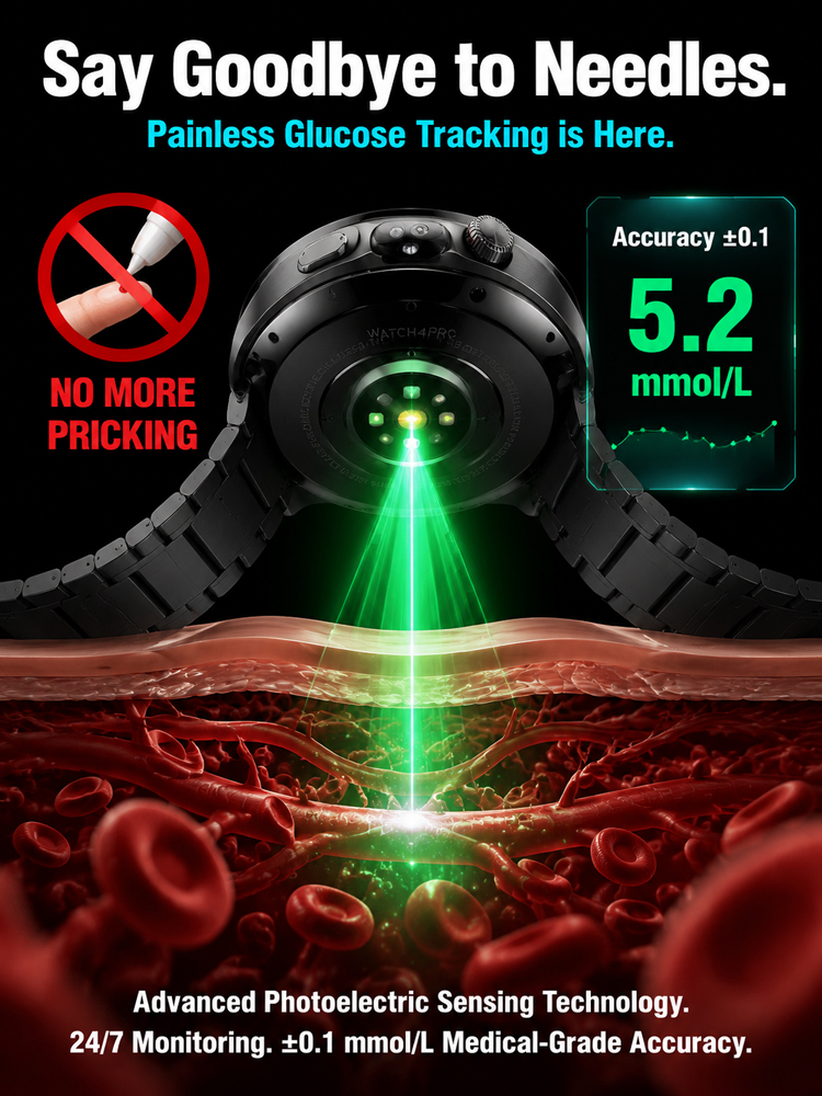 【Recommended by MDs!】WATCH4PRO Space Exploration Round Screen Smartwatch！US Technology: 10 Years Ahead of China！