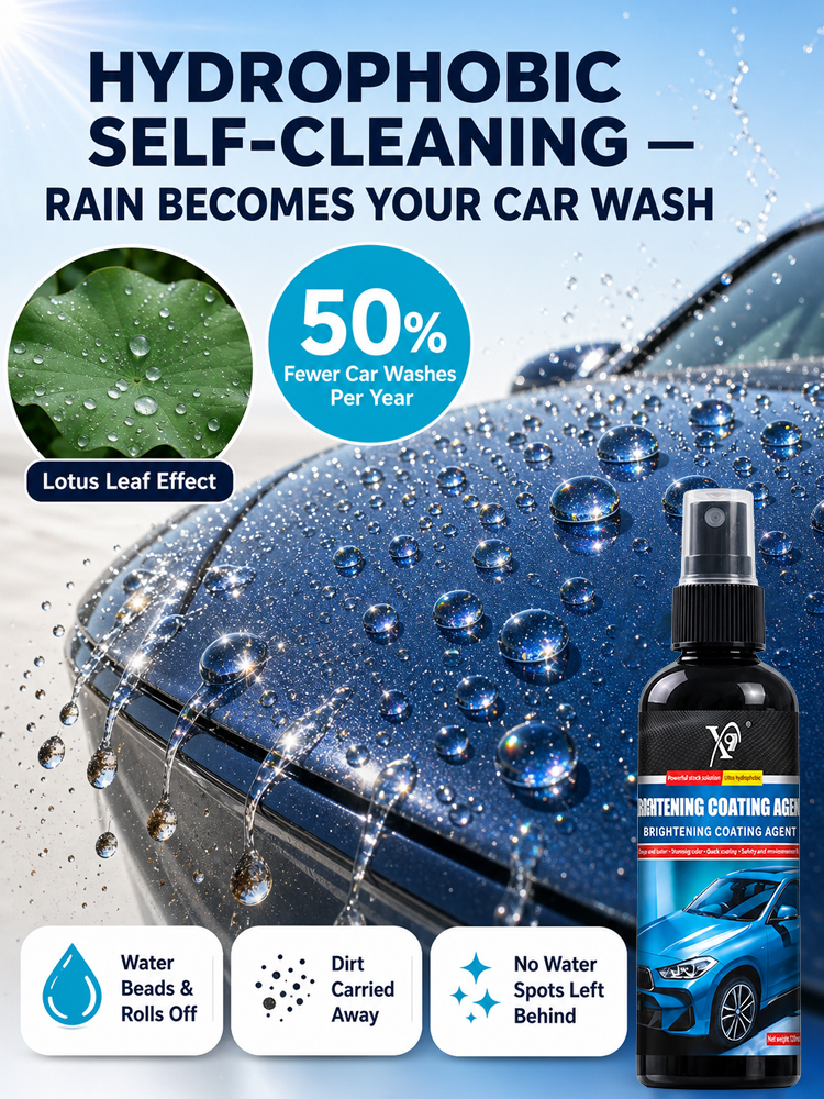 【8-Month Shield】Nano Car Paint Coating Agent - Blocks acid rain, bird droppings, UV & road salt🚗✨