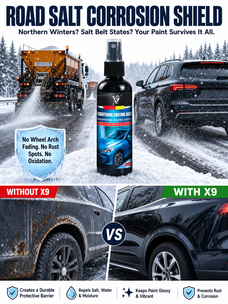 【8-Month Shield】Nano Car Paint Coating Agent - Blocks acid rain, bird droppings, UV & road salt🚗✨