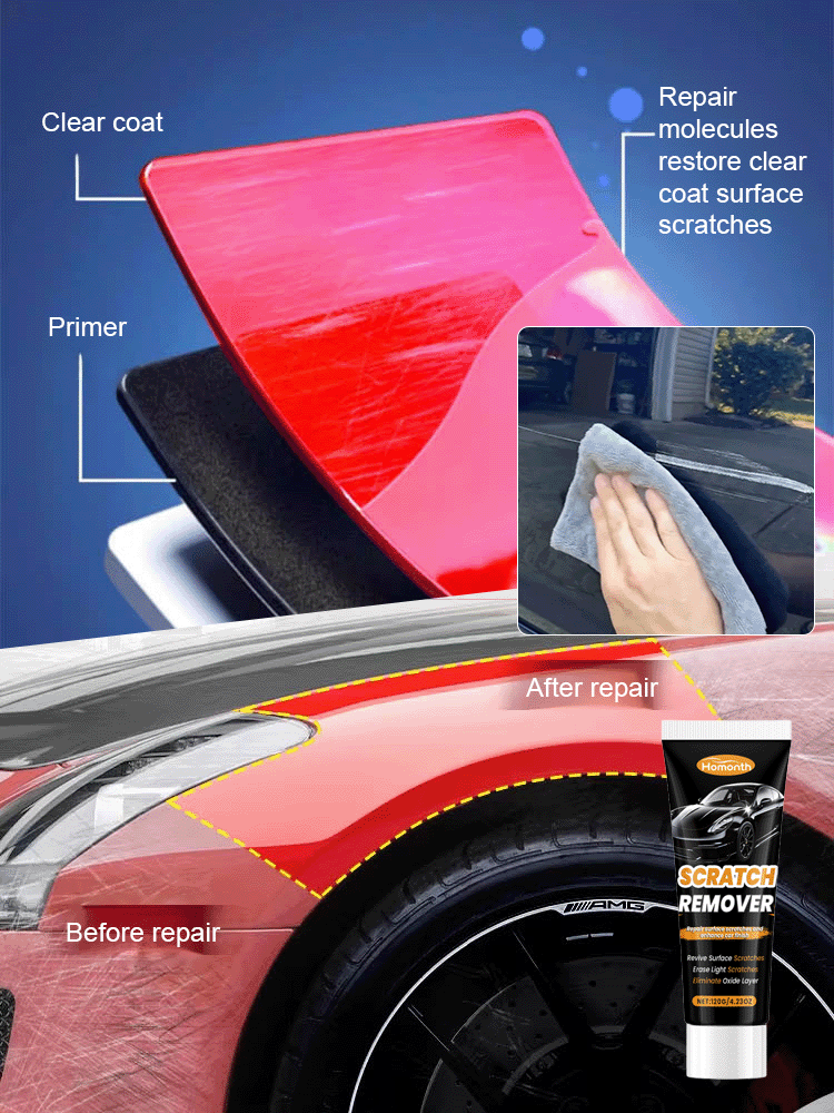 [Does not damage car paint] Deep scratch repair care cream for cars