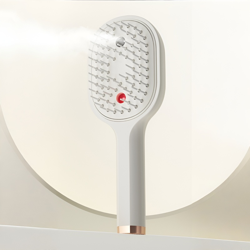【3-Second Straight】✨SteamGlide Pro™ -Electric hair straightener with essential oil misting-Reduces breakage, promotes fuller-looking hair