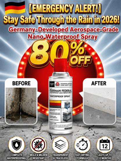【10-year leak-proof guarantee】🛡️SubSeal Pro™ - German Quick Waterproof Penetration Spray-German submarine-grade tech