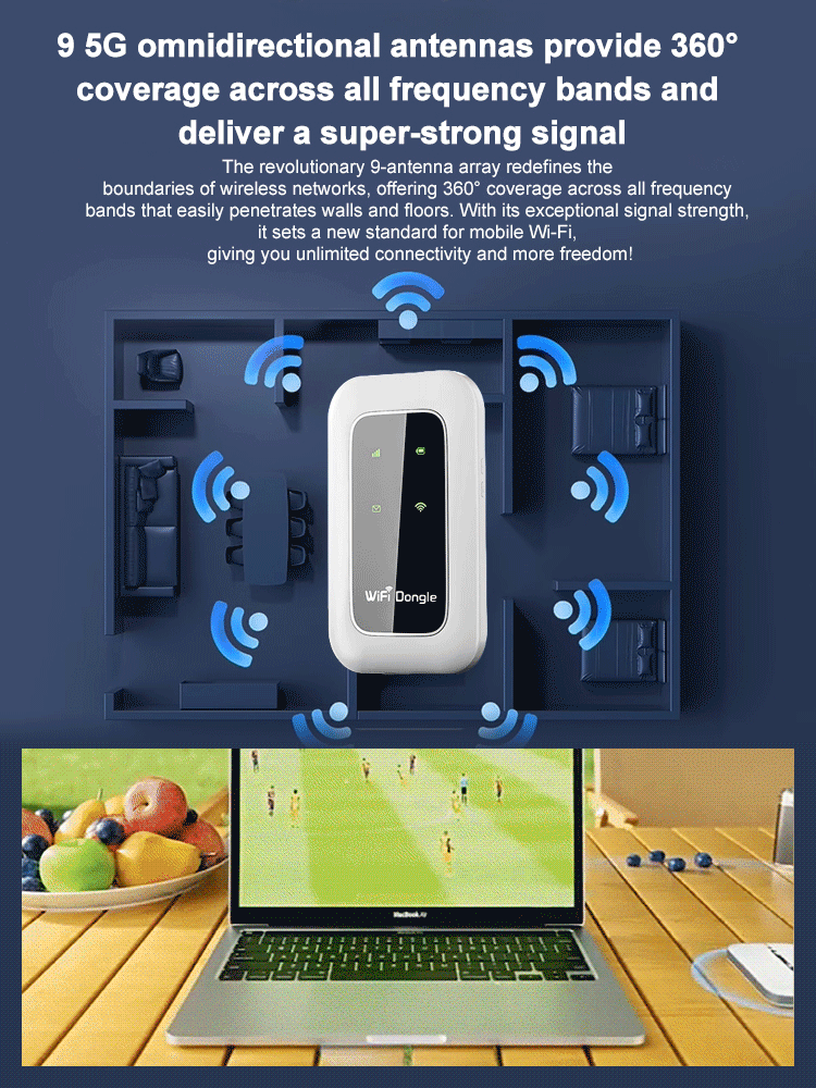 5G WiFi, unlimited data, lifetime free trial