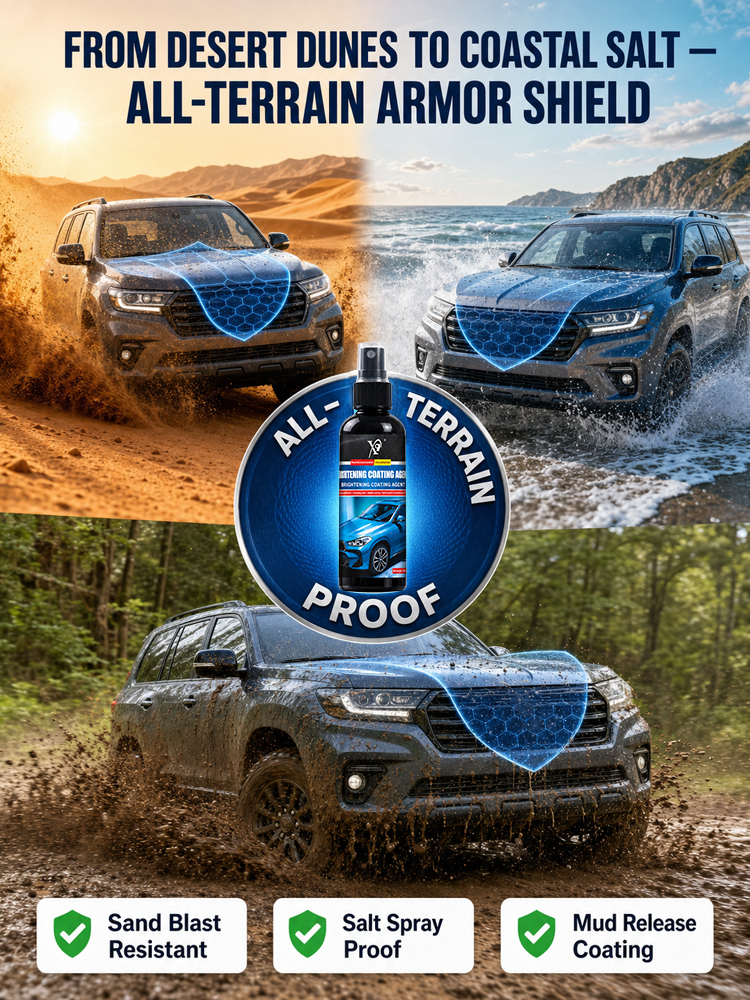 【8-Month Shield】Nano Car Paint Coating Agent - Blocks acid rain, bird droppings, UV & road salt🚗✨