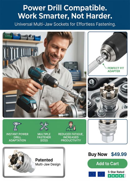 Adjustable Hex Magic Socket