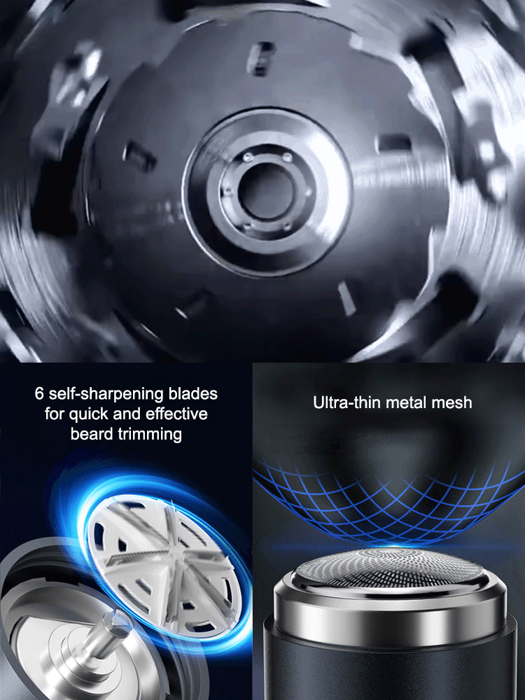 Fully washable, finish shaving in 3 seconds 