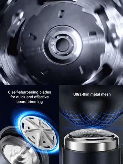 Fully washable, finish shaving in 3 seconds 