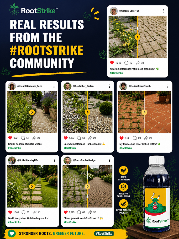 🌿 【50+ Stubborn Weeds】Fast-acting herbicide-8x faster, destroys to the root, zero regrowth