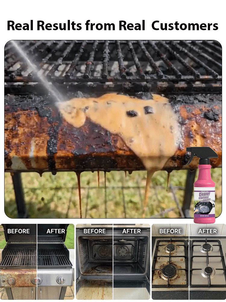 BBQ Season Bestseller: 3-Minute Heavy Grease Remover Magic Spray
