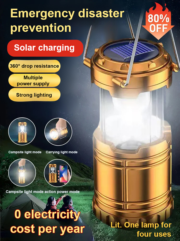 【 Four Uses in One Lamp 】 A 72-hour ultra-long battery life lighting lamp