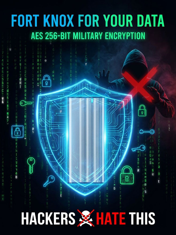 📱【Massive Storage】🛡️DataVault™ - NVMe NGFF SSD Portable Dual Protocol, No Monthly Fees！⚡1,000MB/s Transfer Speed！ 🏅Instant Connection for iPhone, Camera & Laptop！