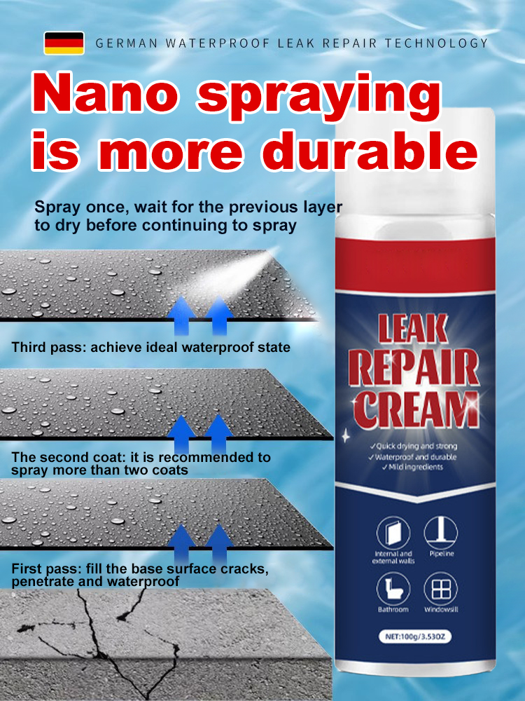 【Industrial Strength】🛡️Nano-Shield™: The 3-Second German Leak Stopper！🏅ISO Certified, Built to Last！✅Works on Roofs, Pipes, and More！