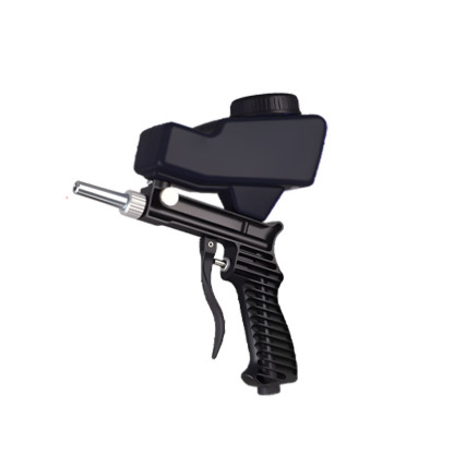 Small handheld pneumatic sandblasting gun