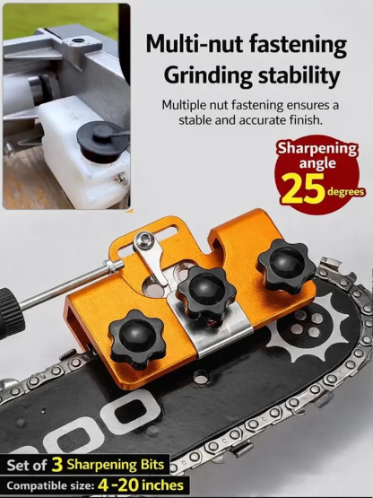 Hand-Cranked Chain Sharpener Chainsaw Chain Sharpener Chain Sharpening Tool