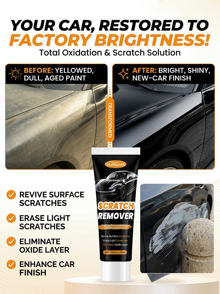[Does not damage car paint] Deep scratch repair care cream for cars