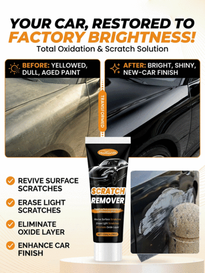 [Does not damage car paint] Deep scratch repair care cream for cars