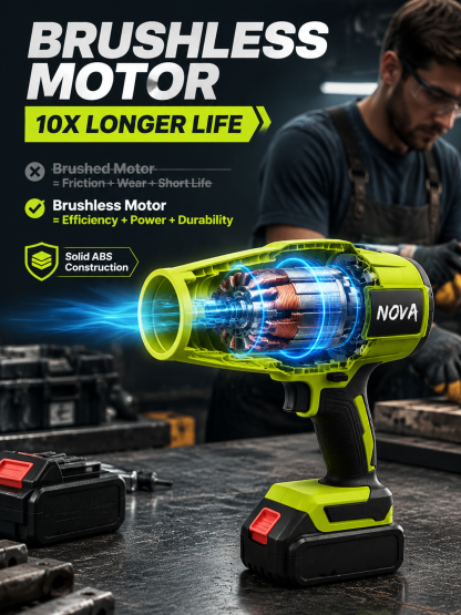 【Ultra-Light】Brushless lithium battery high-power powerful fan