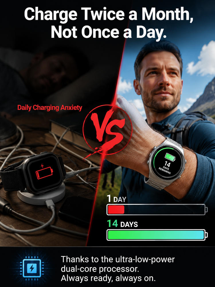 【Recommended by MDs!】WATCH4PRO Space Exploration Round Screen Smartwatch！US Technology: 10 Years Ahead of China！