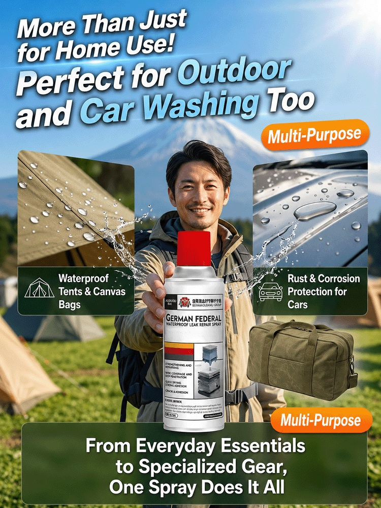 【10-year leak-proof guarantee】🛡️SubSeal Pro™ - German Quick Waterproof Penetration Spray-German submarine-grade tech