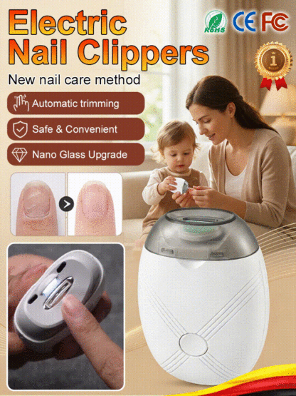 🔥【Safer Than Clippers】NailGlow™ Electric Nail Smoother - Salon-Perfect Nails in Just 3 Minutes!10-Year Warranty for Peace of Mind!