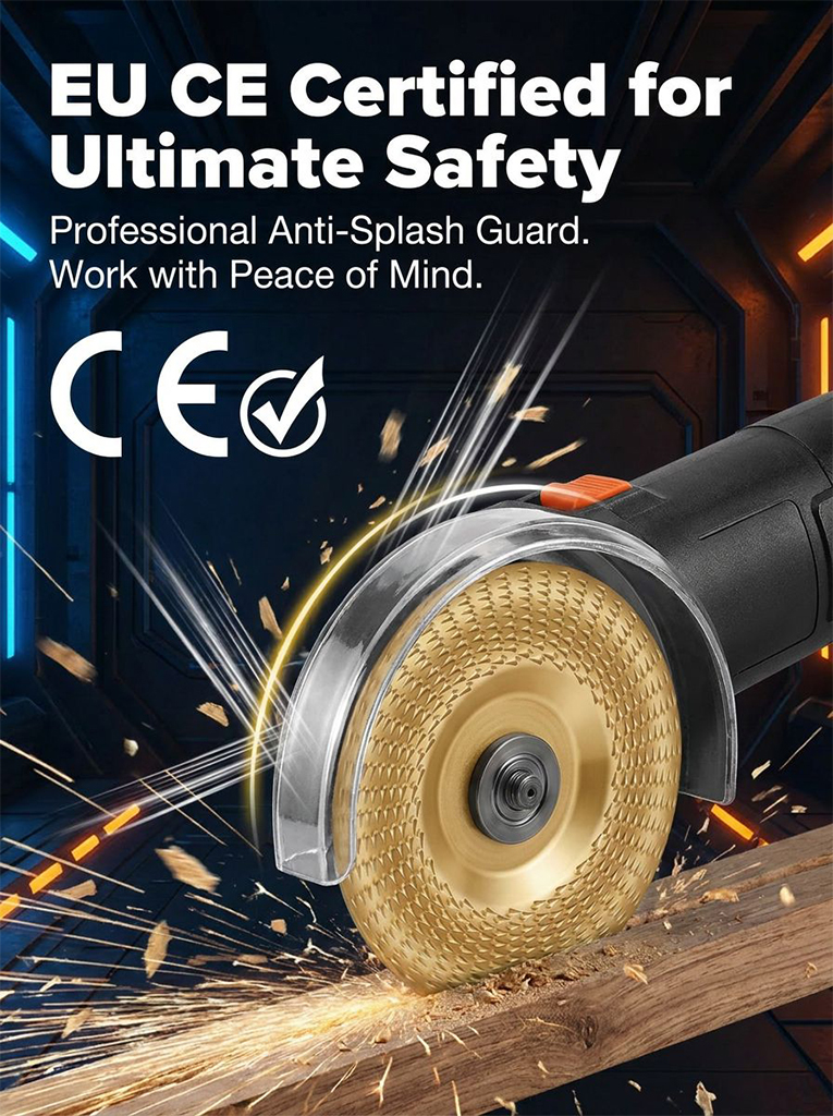 【12,000-Ton Forged】🛡️Kutzall Pro™ - High-Pressure Zero-Porosity Disc, Shatters Oak in 3 Seconds！Flat, Curved, Inclined—One Disc Replaces Rasps & Hundreds of Sandpaper Pads！