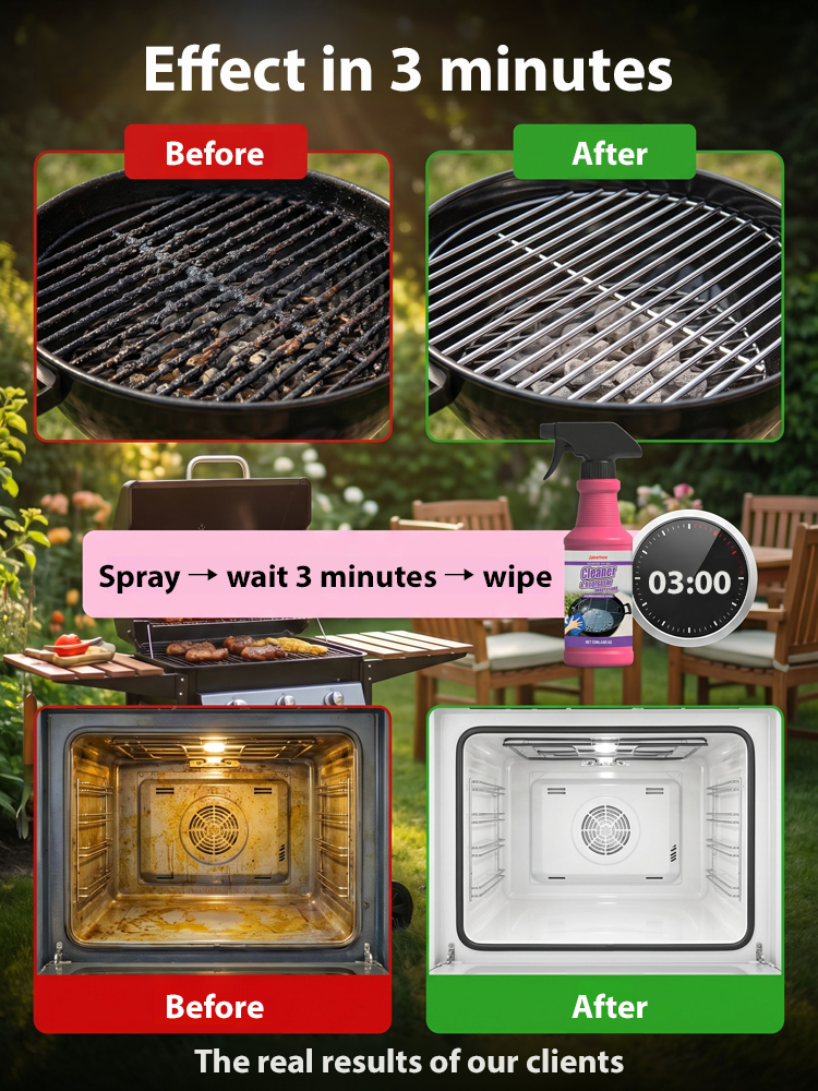 BBQ Season Bestseller: 3-Minute Heavy Grease Remover Magic Spray