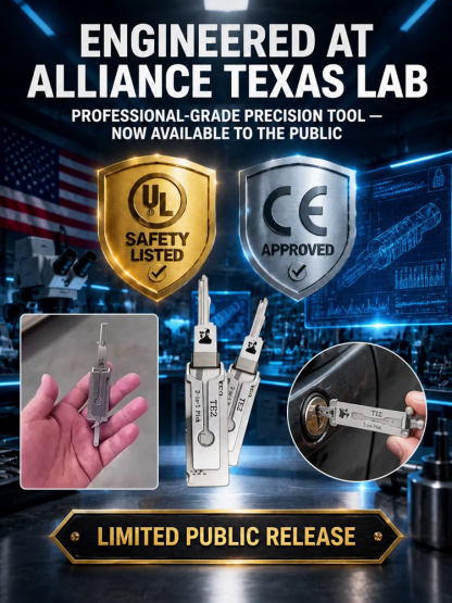 【Zero-Damage Design】SafeEntry Elite™ - Precision tension bars, no mechanical stress