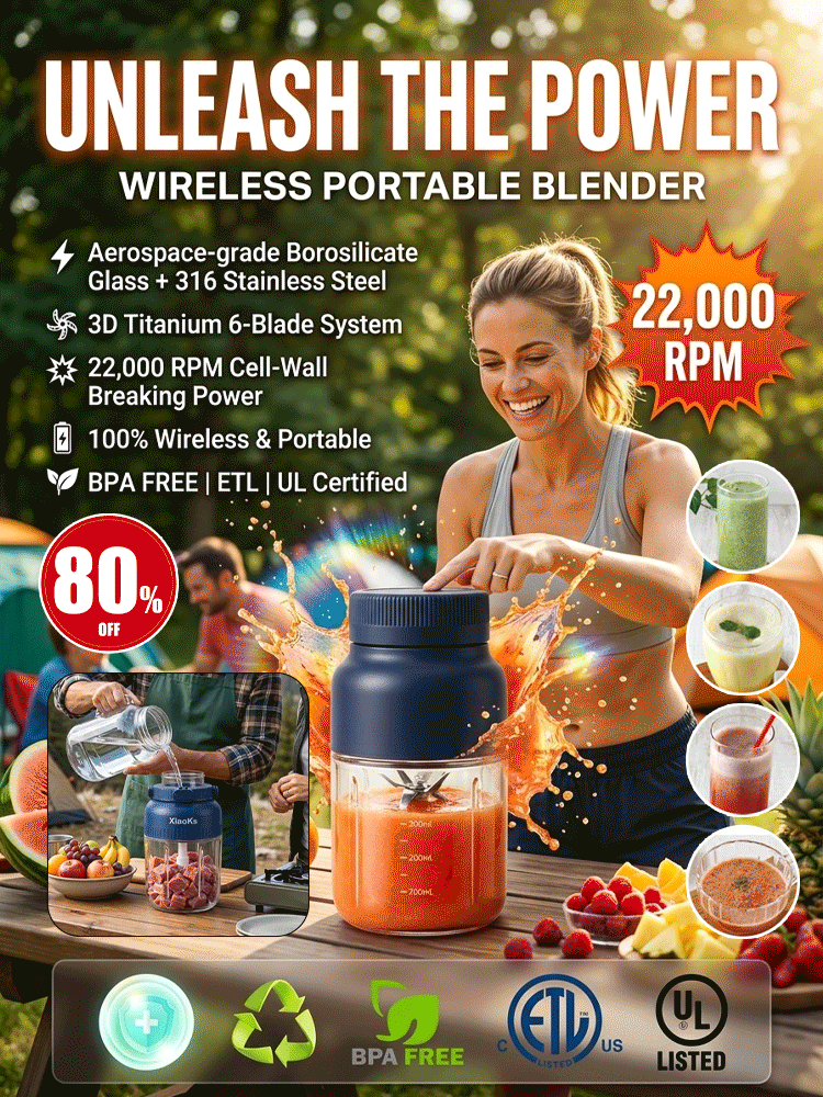 【Gut-Friendly】🍃SmoothDigest™ -  Portable Fruit and Vegetable Juicer Cup-Turns Greens & Fruits into Instant Fuel！