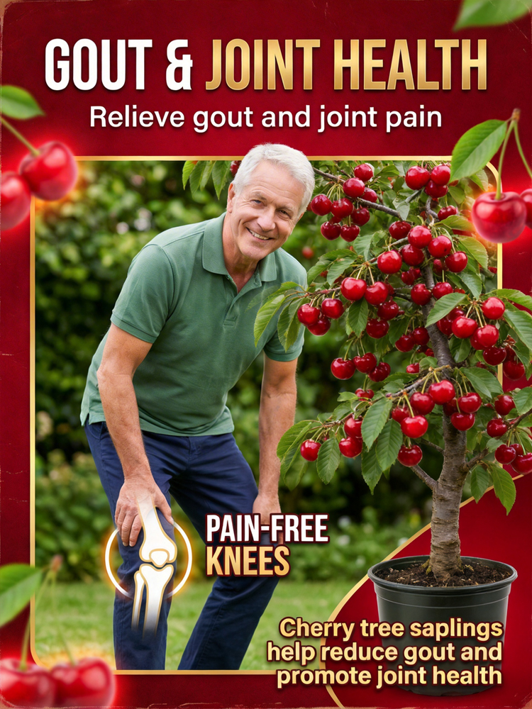 【No fruit, full refund】2-Year-Old Improved Early-Maturing Cherry Tree Saplings 🍒 | Fruits in First Year 🚀 | Self-Pollinating 🐝 | Suitable for Pots ✅ | Live Guarantee✅