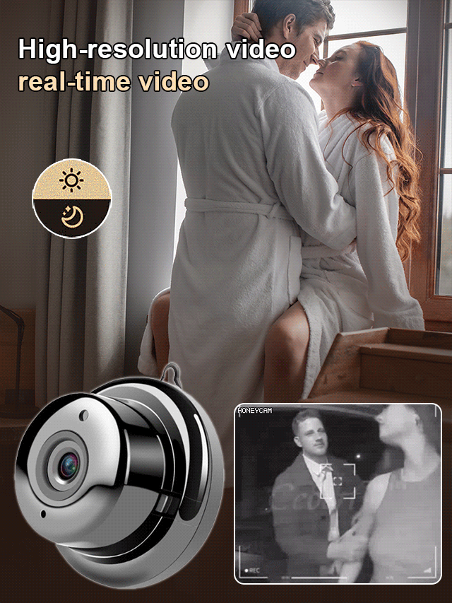 💗【Invisible Guardian】🎥MiniCam™ - World’s Smallest Wireless Security Camera！🏅 Professional-Grade Infrared Night Vision！