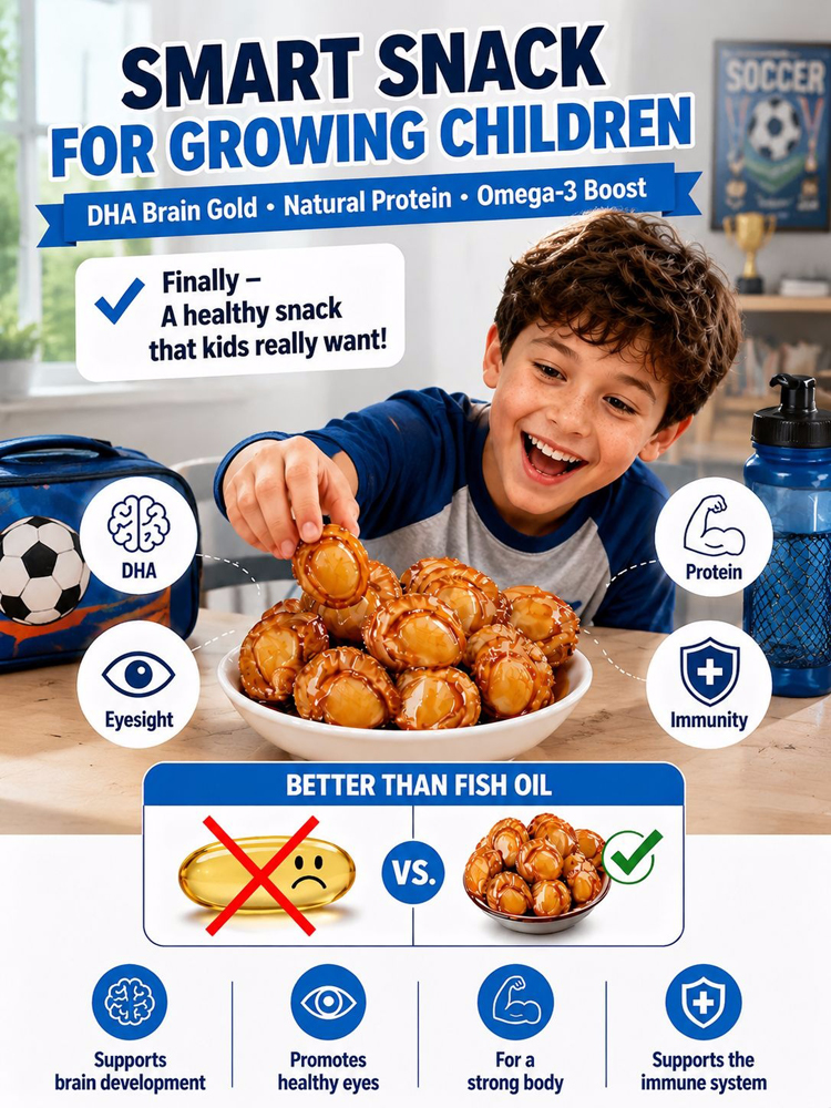 【Buy 1 Get 1 FREE】🦪✨Alaska Spicy Scallops | Natural Omega-3 Source, Keto Friendly Zero Guilt Seafood Snack