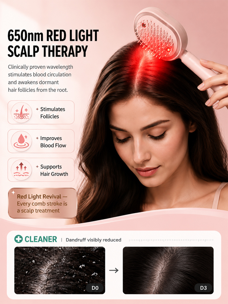 【3-Second Straight】✨SteamGlide Pro™ -Electric hair straightener with essential oil misting-Reduces breakage, promotes fuller-looking hair