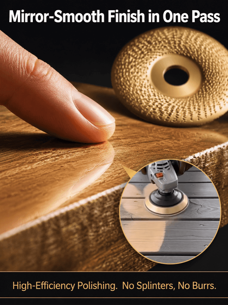 【12,000-Ton Forged】🛡️Kutzall Pro™ - High-Pressure Zero-Porosity Disc, Shatters Oak in 3 Seconds！Flat, Curved, Inclined—One Disc Replaces Rasps & Hundreds of Sandpaper Pads！