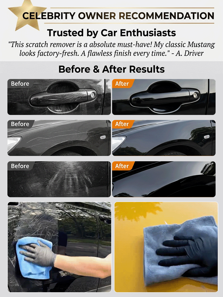[Does not damage car paint] Deep scratch repair care cream for cars