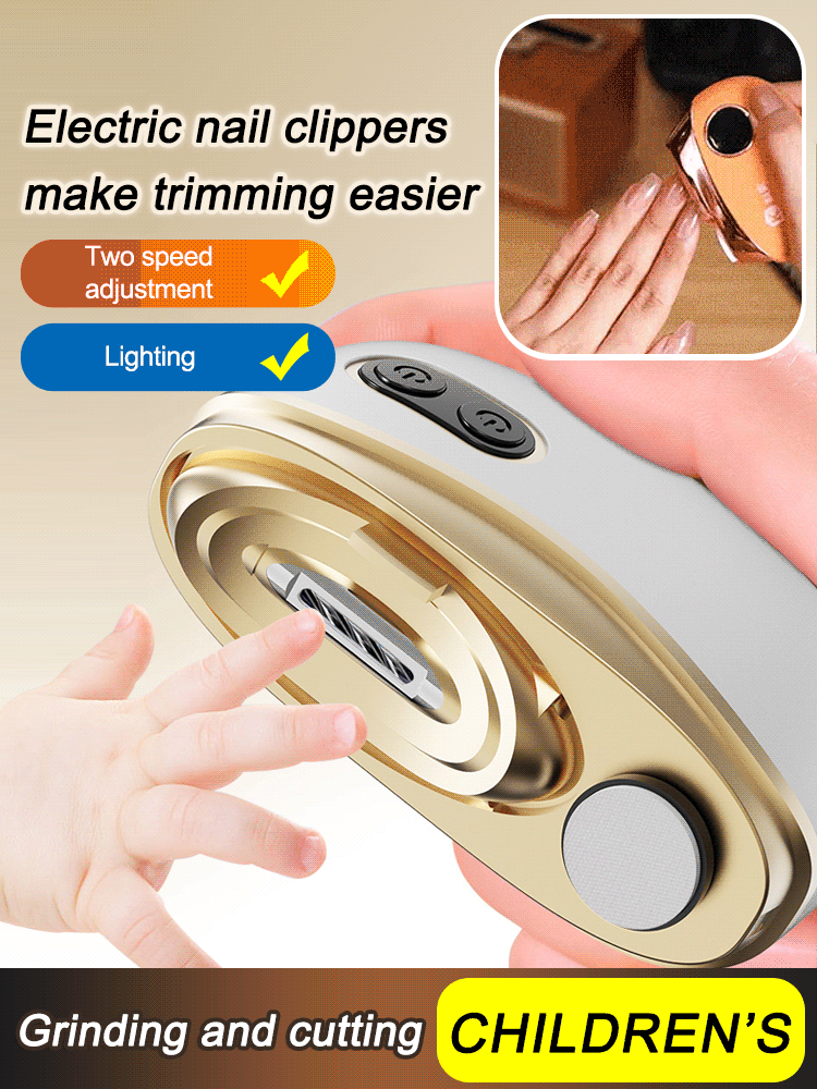 🔥【Safer Than Clippers】NailGlow™ Electric Nail Smoother - Salon-Perfect Nails in Just 3 Minutes!10-Year Warranty for Peace of Mind!