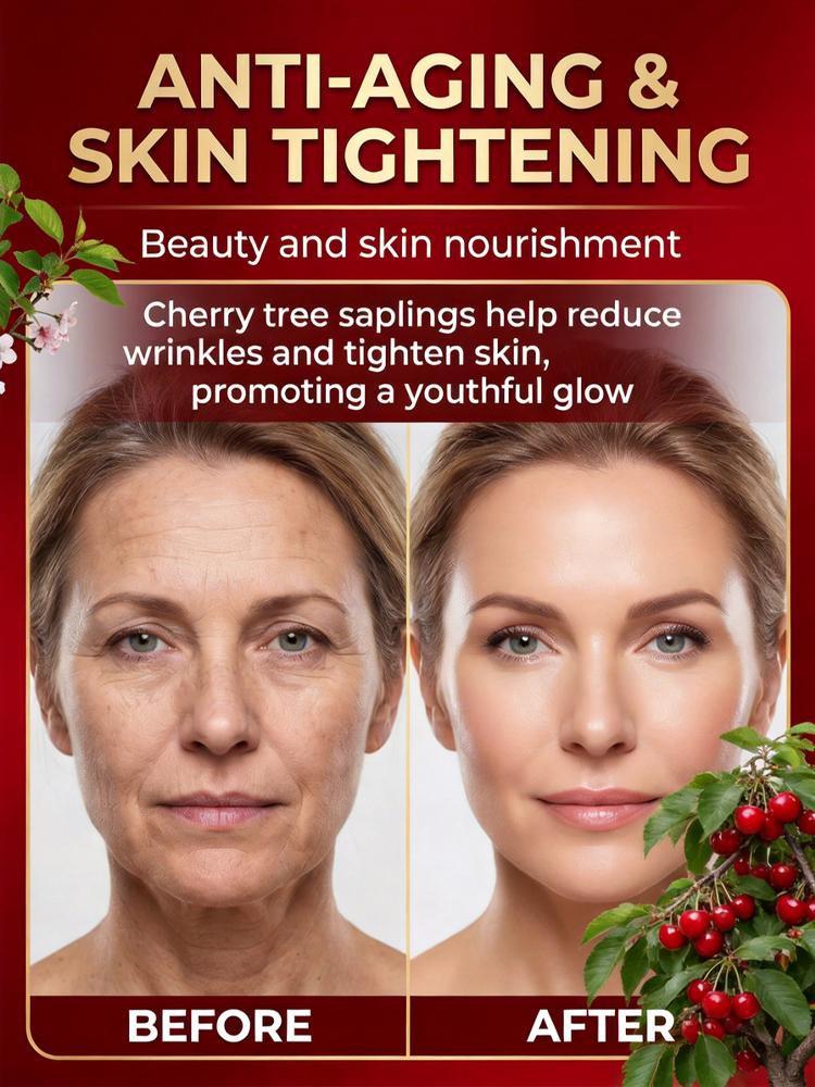 【No fruit, full refund】2-Year-Old Improved Early-Maturing Cherry Tree Saplings 🍒 | Fruits in First Year 🚀 | Self-Pollinating 🐝 | Suitable for Pots ✅ | Live Guarantee✅