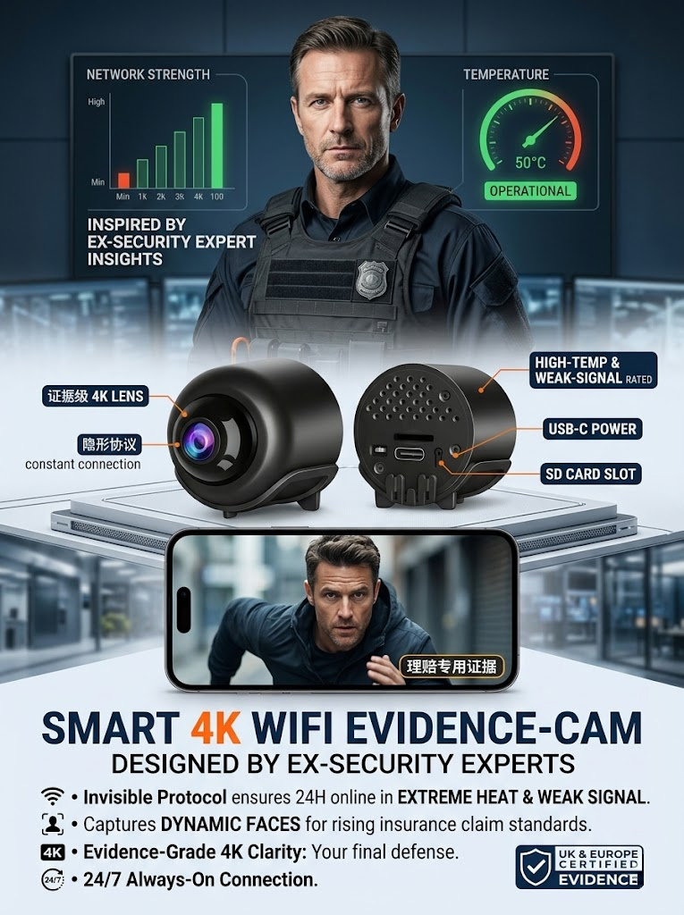 💗【Invisible Guardian】🎥MiniCam™ - World’s Smallest Wireless Security Camera！🏅 Professional-Grade Infrared Night Vision！