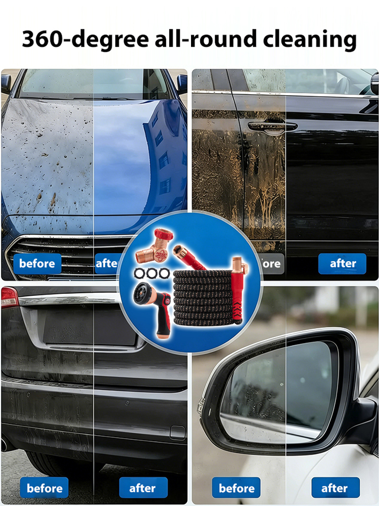 Multi-function Triple Expandable High Pressure Water Gun