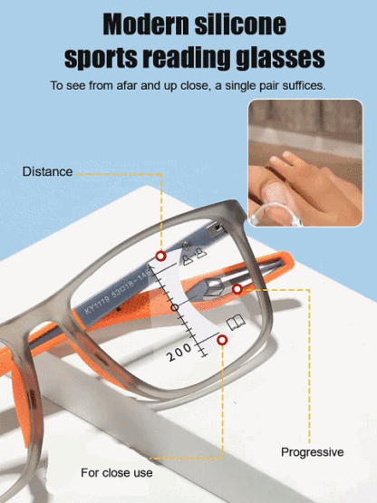 No eye exam needed • Lifetime use • Auto-focus from -4.0° to +7.0° — Multifocal sports glasses