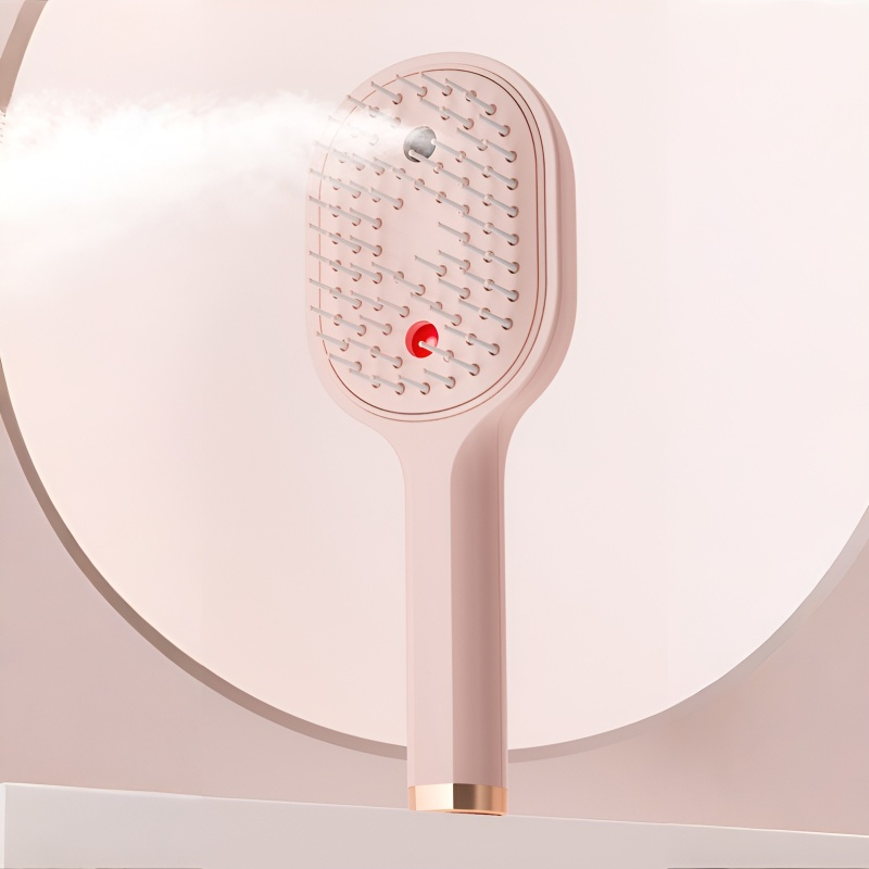 【3-Second Straight】✨SteamGlide Pro™ -Electric hair straightener with essential oil misting-Reduces breakage, promotes fuller-looking hair