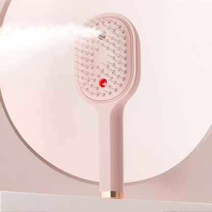 【3-Second Straight】✨SteamGlide Pro™ -Electric hair straightener with essential oil misting-Reduces breakage, promotes fuller-looking hair